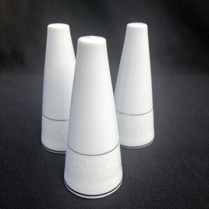 MCM Brocade Salt & Pepper Shakers by Style House - 2 salts 1 pepper - Japan